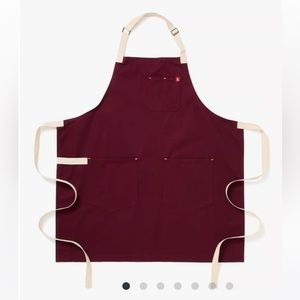 Hedley & Bennett Bordeaux Red Classic Apron